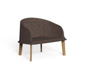 Cleo_Teak Poltrona Lounge_teak-bronze